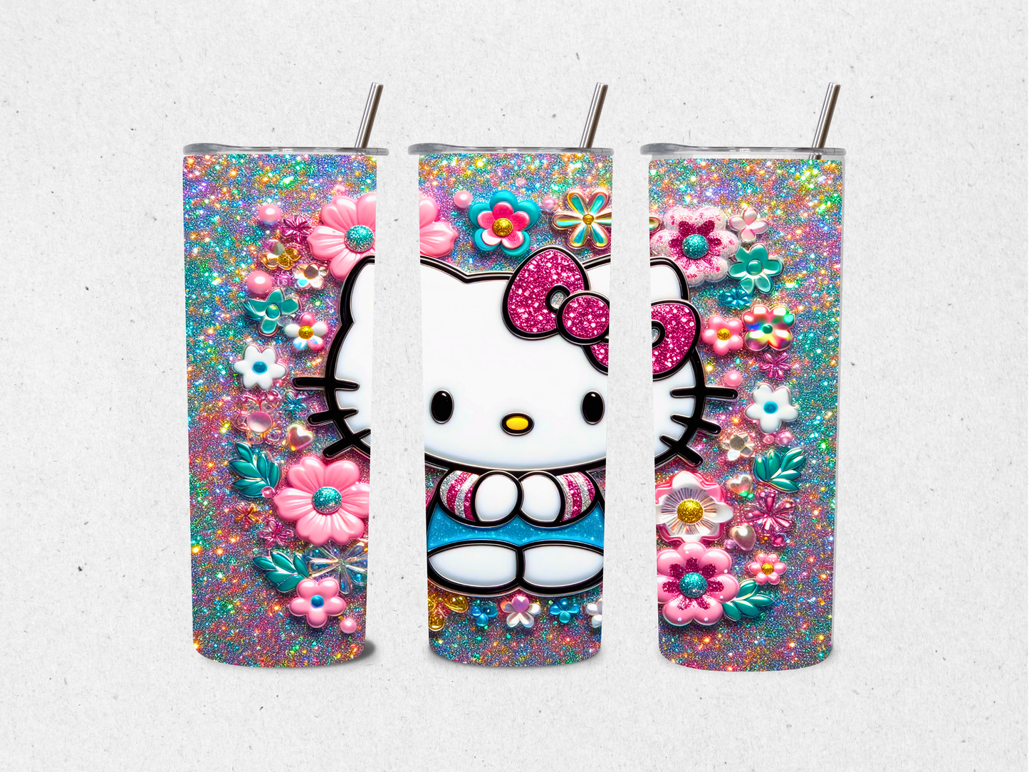 Glitter Hello Kitty
