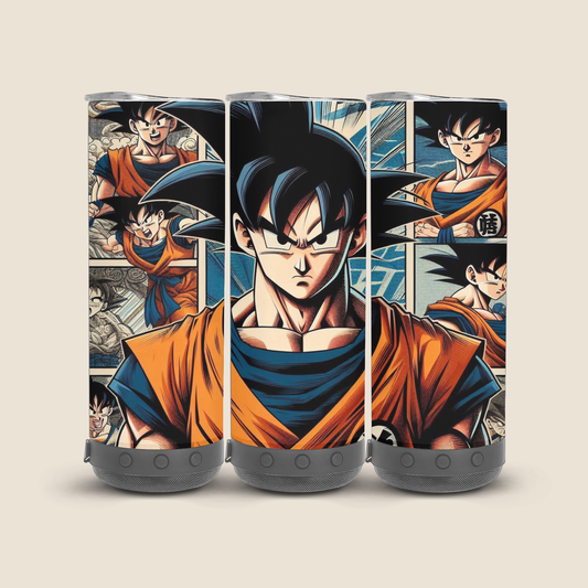 DragonBall Z 20 oz Black Bluetooth Speaker Tumbler