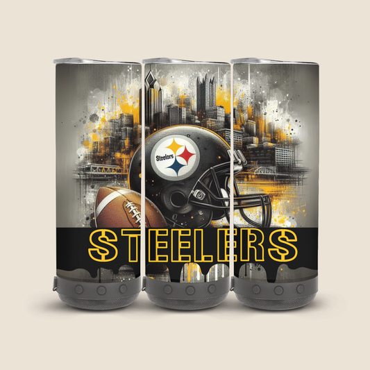 Steelers 20 oz Bluetooth Speaker Tumbler