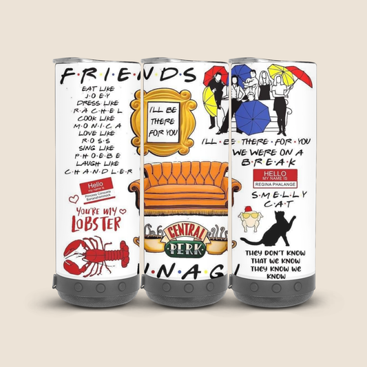 Friends 20 oz Bluetooth Speaker Tumbler
